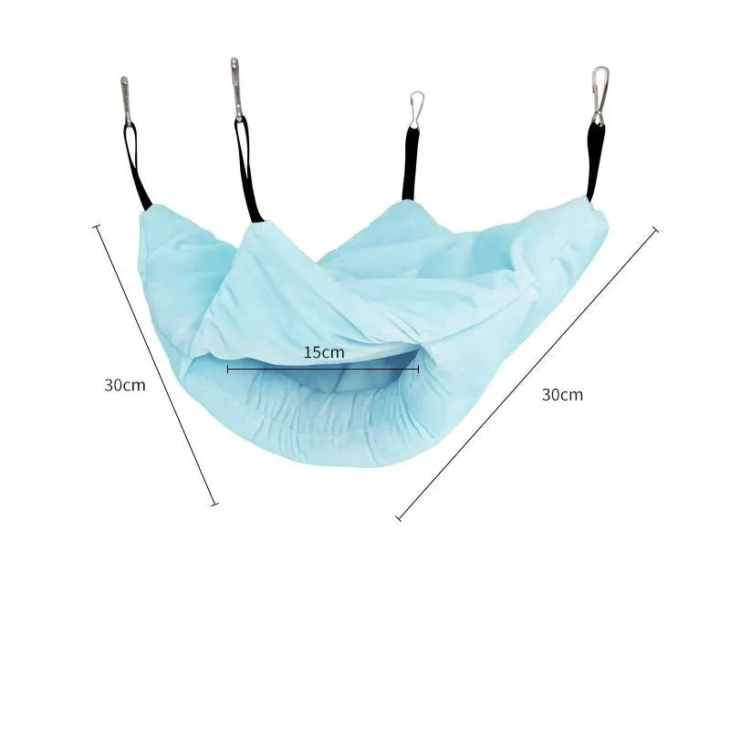 Pet Bird Parrot Hangable Cages Warm Hammock Hut Tent Warm Durable Wear-resistant Hanging Cave Sleeping Hatching Cage Decoration