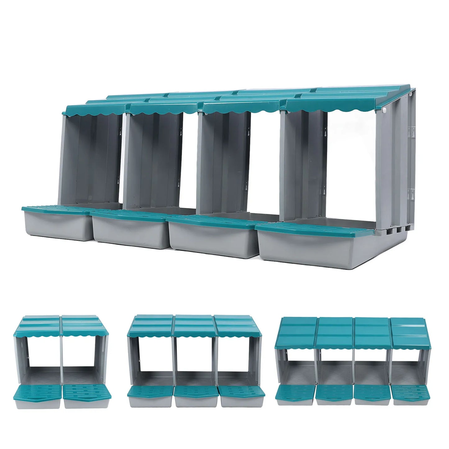Chicken Nesting Box PP Chicken Egg Laying Box for Hens Ducks Poultry Comfortable Spacious Easy To Clean Chicken Egg Laying Box
