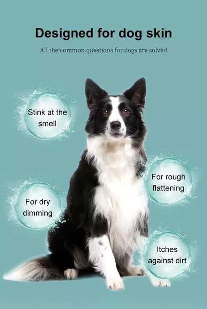 Pet Shampoo for Dogs Dry Skin amp Itch Relief Anti-flea Bath Wash Pet Shower Anti Ticks Cats Hair Care Cleaning Shower Gel Soap