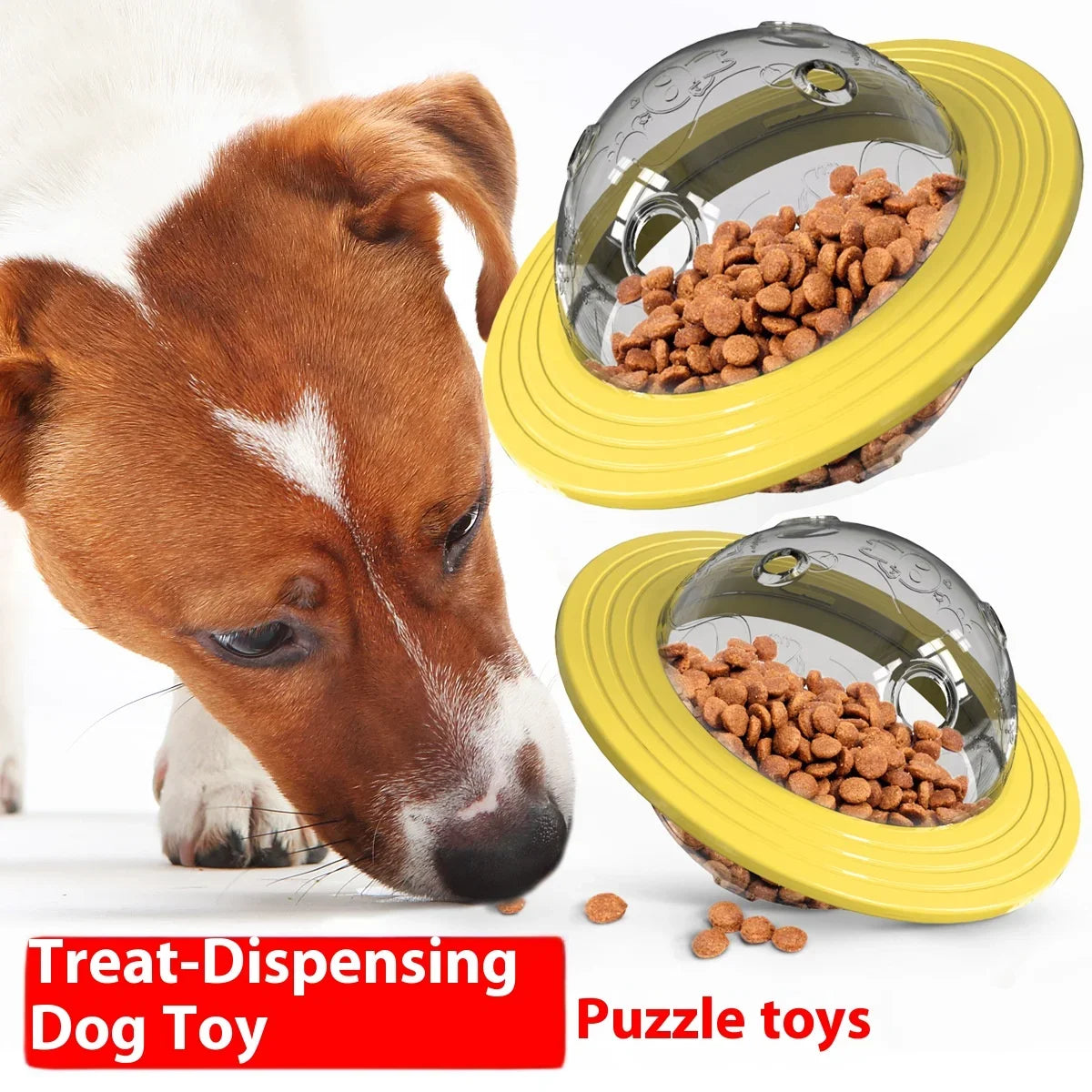 Durable Dog Food Feeder Interactive Toys Chew Proof Pet Dog Cat Toys Wobble Ball Food Feeder for Powerful Chewers Training