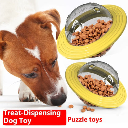 Durable Dog Food Feeder Interactive Toys Chew Proof Pet Dog Cat Toys Wobble Ball Food Feeder for Powerful Chewers Training