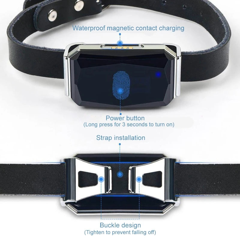 Waterproof Pet Collar Wifi Mini Light GPS Tracker For Pets Dogs GPS Tracker Kids Personal Locator Anti-Lost Tracking Device