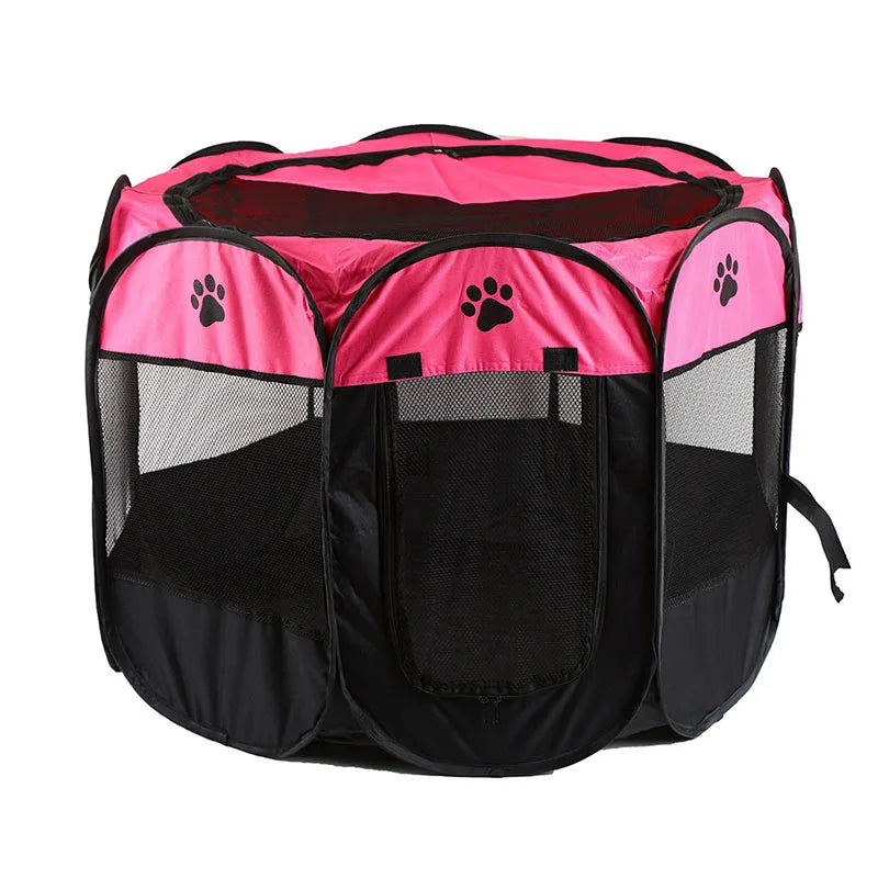 Pet nest pet dog cat delivery room foldable cat nest pet fence tent octagonal cage pet supplies