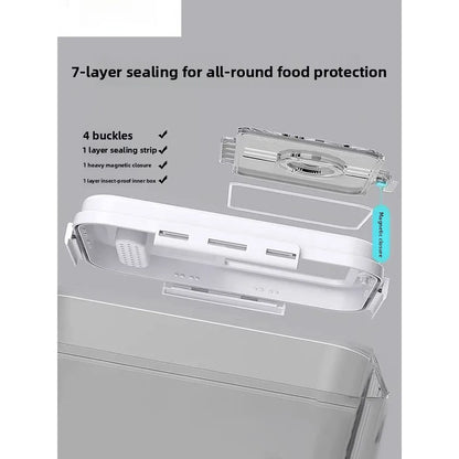 Large Capaci Sed Rice Storage Box Household Kitchen Storage Container for Rice And Flour Anti-Bug And Moisture Proof
