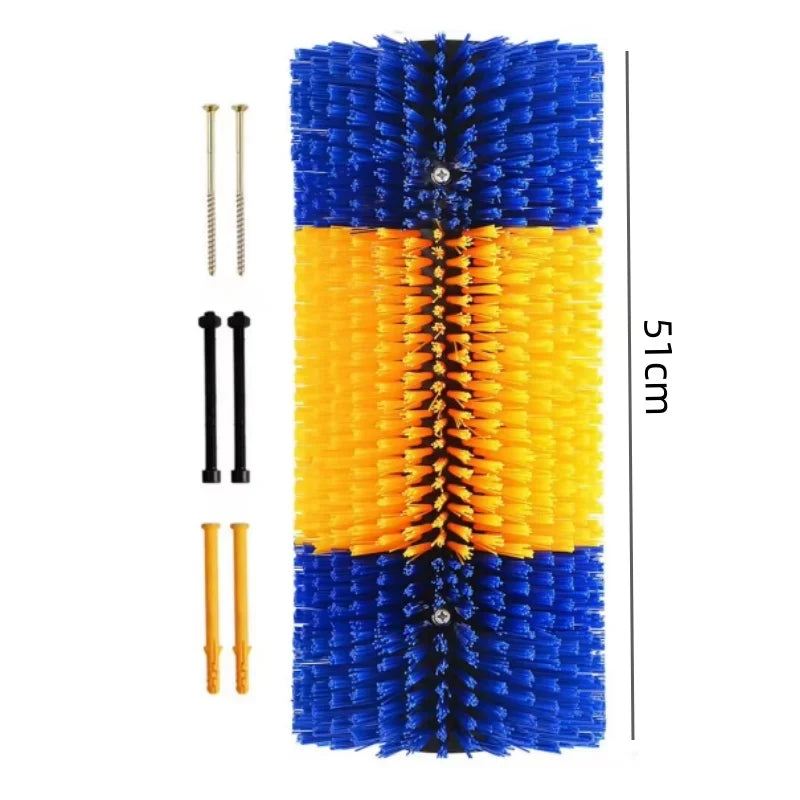 Livestock Grooming Brush Deep Massage Grooming Tool Quick-Connect System For Cow Horse Goat Sheep Itch Relief Back Scratching