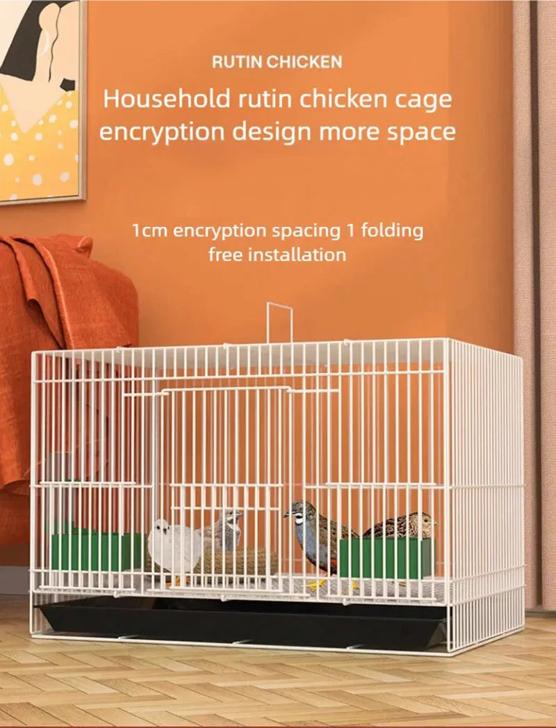 Rutin chicken specific cage, household large encrypted chick cage, small chicken cage, quail cage, Kor duck cage, breeding chick
