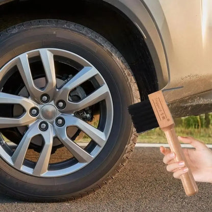 Wooden Handle Horses Hoof Pick Grooming Brush Farming Tools Hoof Cleaning Brush Trimming Stainless Steel Horses Grooming Pick