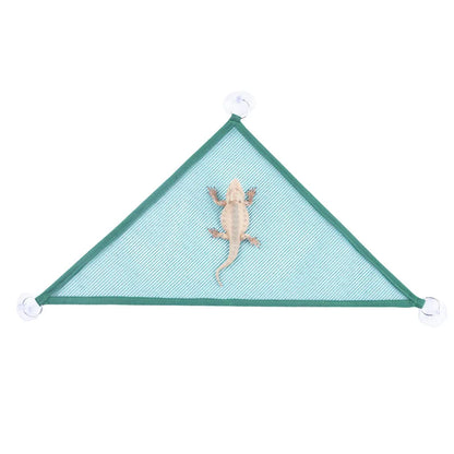 1pc Bearded Dragon Hammock Lizard Lounger Ladder Hanging Bed Accessories Reptile Habitat Terrarium Decoration