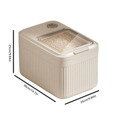 Dog Food Storage Sealed Container for Dog Food Airtight Treat Dispenser Weatherproof for Home Farm Garage Barn Pantry Soybean
