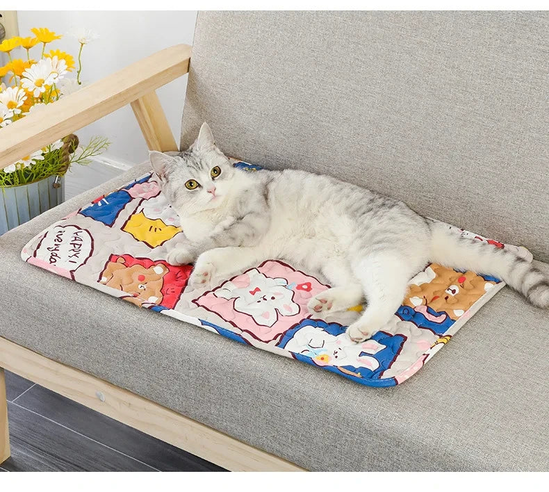 Washable Pet Pee Pad Pet Diaper Mat Reusable Mats for Dogs Dog Bed Urine Washable Dog Training Pad Four Seasons Pet Mat Urine