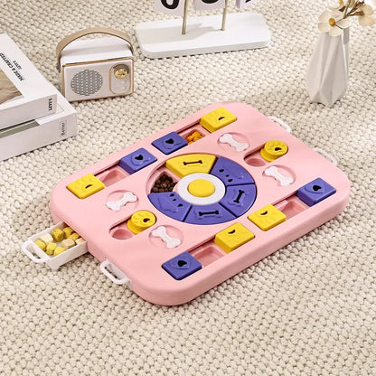 Dog Puzzle Toys Slow Feeder Interactive Increase Puppy IQ Food Dispenser Slowly Eating NonSlip Bowl Pet Cat Dogs Training Game