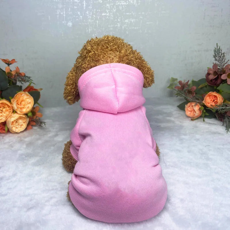 Winter Dog Clothes Sport Hoodies Sweatshirts Warm Coat Clothing Autumn for Small Medium Large Dogs Big  Pets Puppy hooded sweats