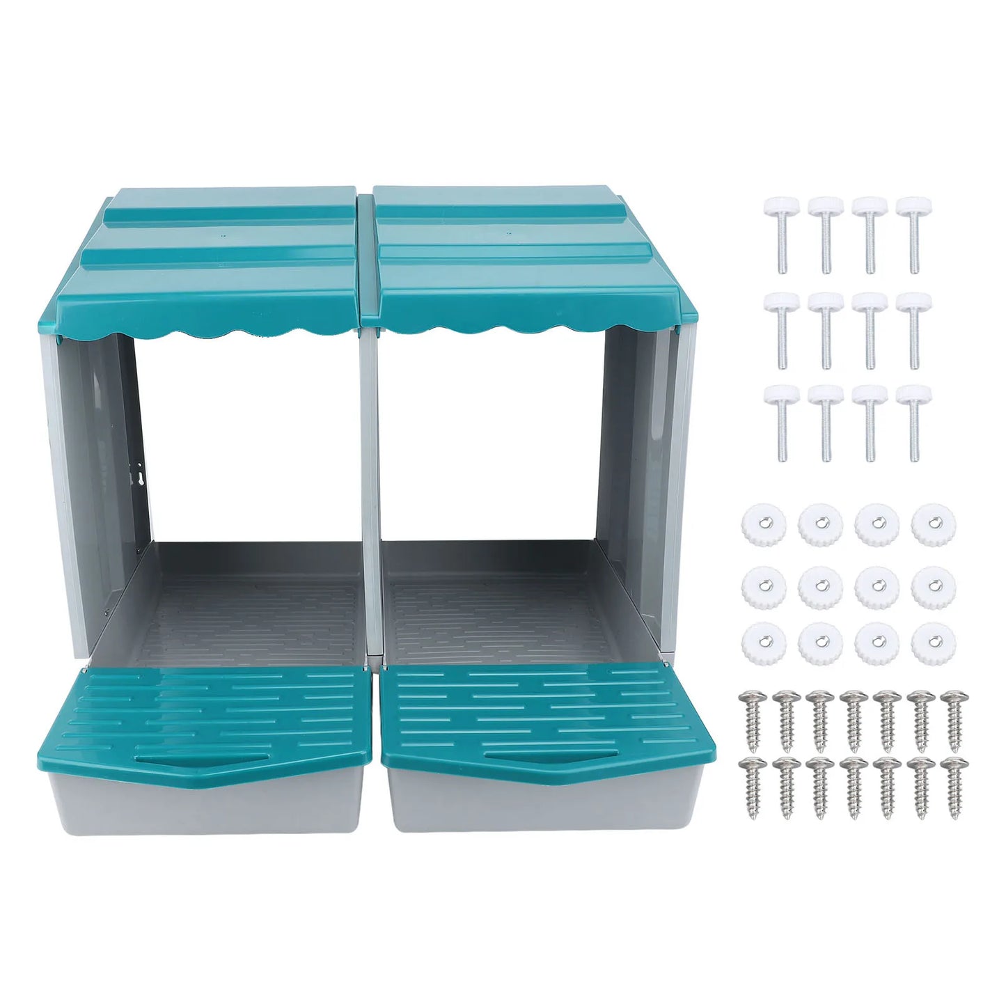 Chicken Nesting Box PP Chicken Egg Laying Box for Hens Ducks Poultry Comfortable Spacious Easy To Clean Chicken Egg Laying Box