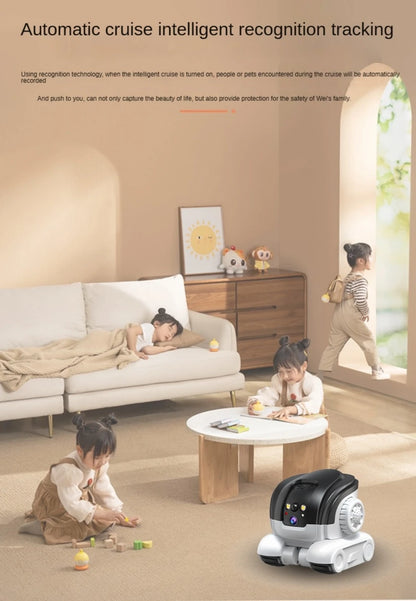 Pet Camera Dual Lens Wifi Camera Robot Pet Tracking Color Night Vision Laser Indication Teasing Remote Monitor Home Camera