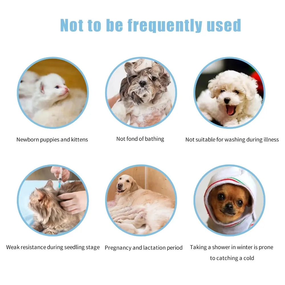 1pcs Premium Whitening Pet Grooming Shampoo - Cat Dog Universal Bath Shampoo With Lasting Fragrance And Clean Formula