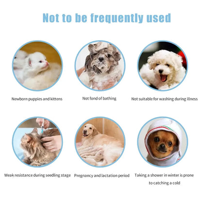 1pcs Premium Whitening Pet Grooming Shampoo - Cat Dog Universal Bath Shampoo With Lasting Fragrance And Clean Formula