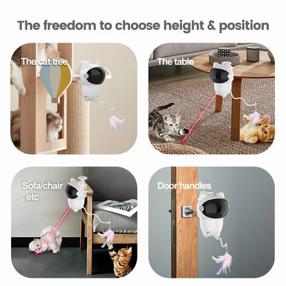 Infrared laser automatic cat teasing device, intelligent electric cat toy, self entertaining and relaxing pet toy