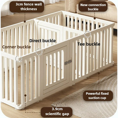 Pet Fence Interior Household Dog Fence Safety Protection Fence Anti Escape Free Splicing Dog Cage Portable Pet Partition Product
