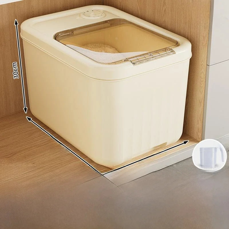 Food ade Rice Storage Box Moisture Proof Bug Resistant Home Use Rice Barrel Wheat Flour Storage Container Nordic Sle Kitc...