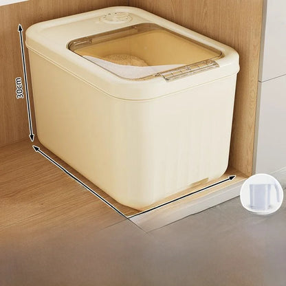 Food ade Rice Storage Box Moisture Proof Bug Resistant Home Use Rice Barrel Wheat Flour Storage Container Nordic Sle Kitc...