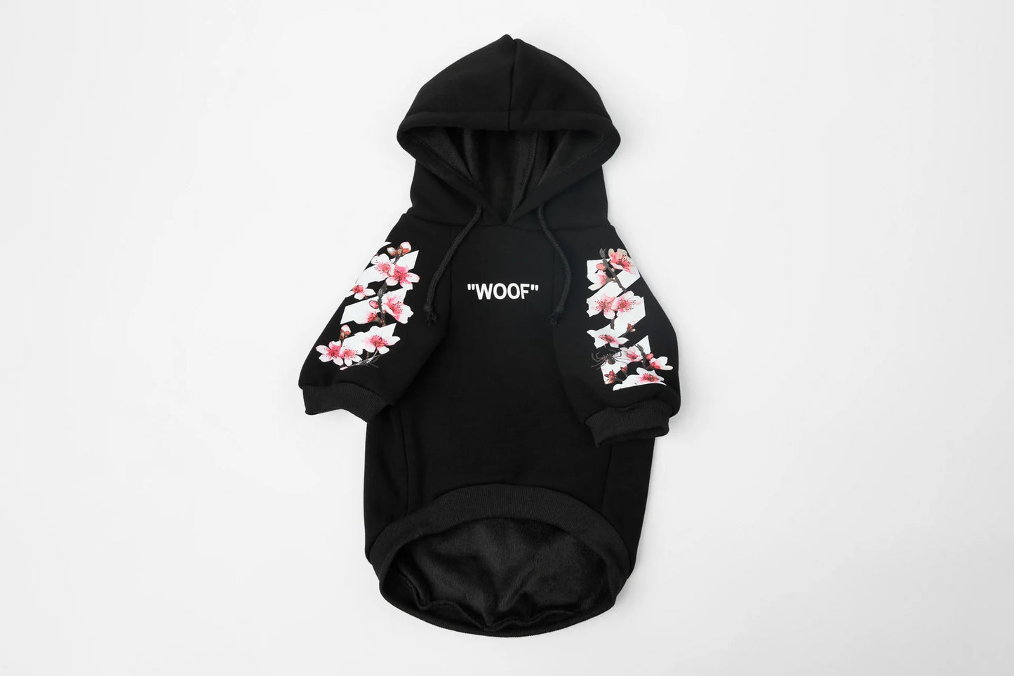Woof Dog Hoodies M-3XL French Bull Dog Autumn Spring Clothing 2 Legged Warm Pet Outfit Sweaters