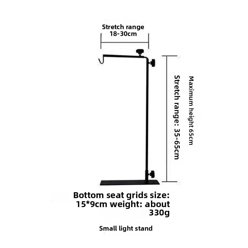 Reptile Lamp Stand Adjustable Floor Light Holder Stand Land Bracket Metal Lamp Stand Support for Glass Terrarium Heating Light