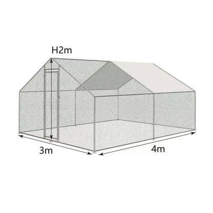 Chicken Coops Outdoor Rainproof Oversized Chicken and Rabbit Cages for Peacocks and Other Poultry