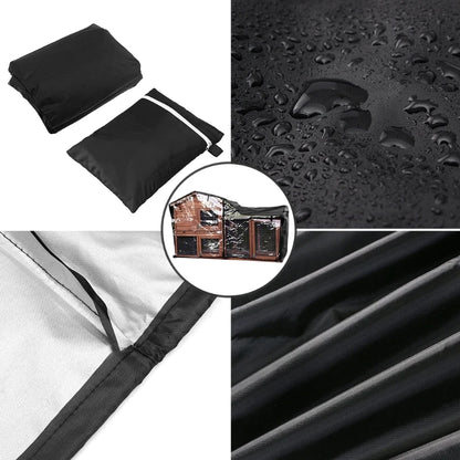 Rabbit Hutch Cover Dust Proof Moisture Resistant Cage Covers Pointed for TRIANGLE Crate Cover for Pets House Accessories