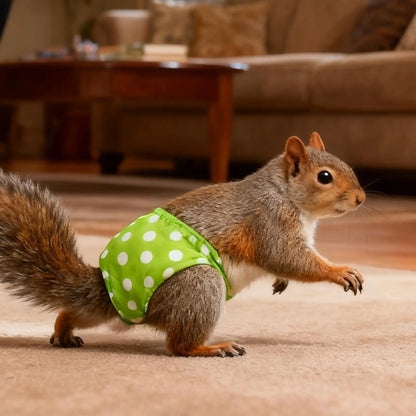 Ferret Diapers Highly Absorbent Leak-proof Bunny Diapers for Rabbits for Gerbils Mice Degus Ferrets Hamster Chinchillas
