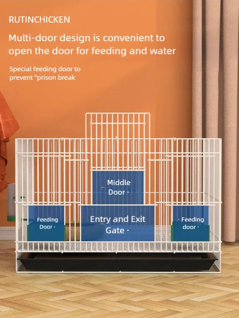 Rutin chicken specific cage, household large encrypted chick cage, small chicken cage, quail cage, Kor duck cage, breeding chick