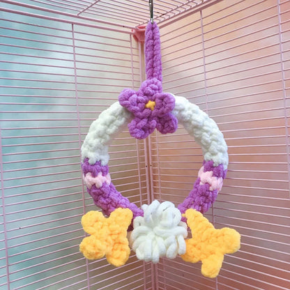 Sugar Glider Climbing Toy Set with Swing Ropes - Multi-Pet Cage Hanging Accessories for Squirrels/Hamsters/Chinchillas Decor