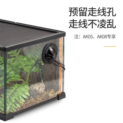 Arboreal Reptile Breeding Box Set for Lizard Snake Horned Frog Spider Scorpion,Climbing Pet Tank and Housing Kit