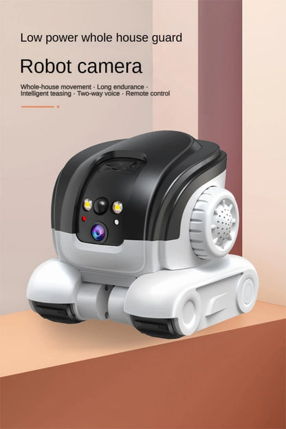 Pet Camera Dual Lens Wifi Camera Robot Pet Tracking Color Night Vision Laser Indication Teasing Remote Monitor Home Camera