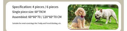 Cat dog cages household indoor pet enclosures small to large dog enclosures for free combination training and toilet isolation
