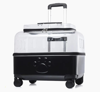 Portable Dog Strollers Carriers Travel Luxury Transparent Cats Strollers Cheap Outdoor Small Medium Suitcase Pets Supplies