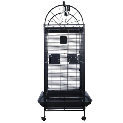 NO STOCK, PLEASE DONT BUY Wire Iron Metal Bird Cage with Wheel Aviary Canary Pigeon Breeding Aviaries Large Bird Cages