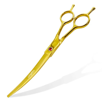 Pet Grooming Scissors   7inch Right and Left Hand Curved Scissors For Dog Grooming