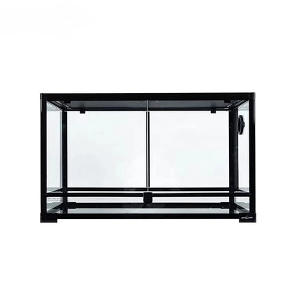 42 Gal 159 L Lizard Tank Enclosure for Bearded Dragon Black Snake Tank Glass Terrariums With Wire Mesh Screen Cover