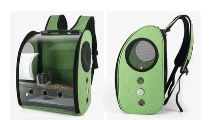 Pet Bird Cage House Parrot Carrier with Feeders Bird Large Space Travel Bag Breathable Portable Bird Cage Accessories