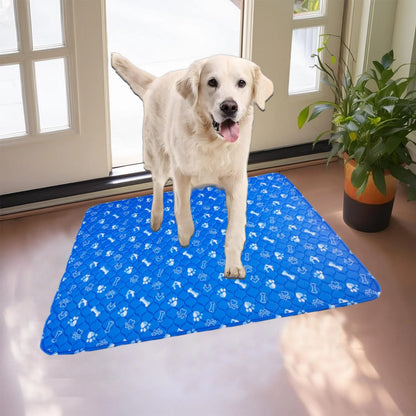 2pcs Large Pet Dog Pee Pads,Reusable Dogs Puppy Pads Pet Training Pads for Dogs, Absorbent and Leak-Proof Whelping Pads,Size:M