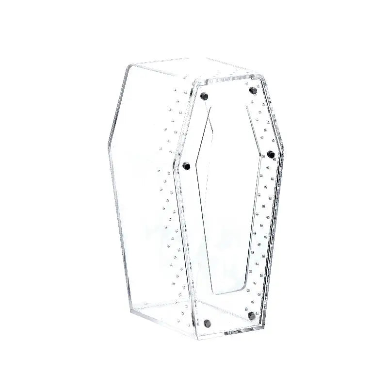 Acrylic Transparent Reptile Enclosure Insect Spider Lizard Feeding Cage Reptile Breeding Box Ventilation Arboreal Enclosure Case