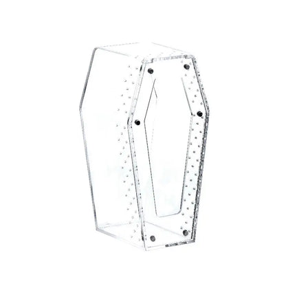 Acrylic Transparent Reptile Enclosure Insect Spider Lizard Feeding Cage Reptile Breeding Box Ventilation Arboreal Enclosure Case