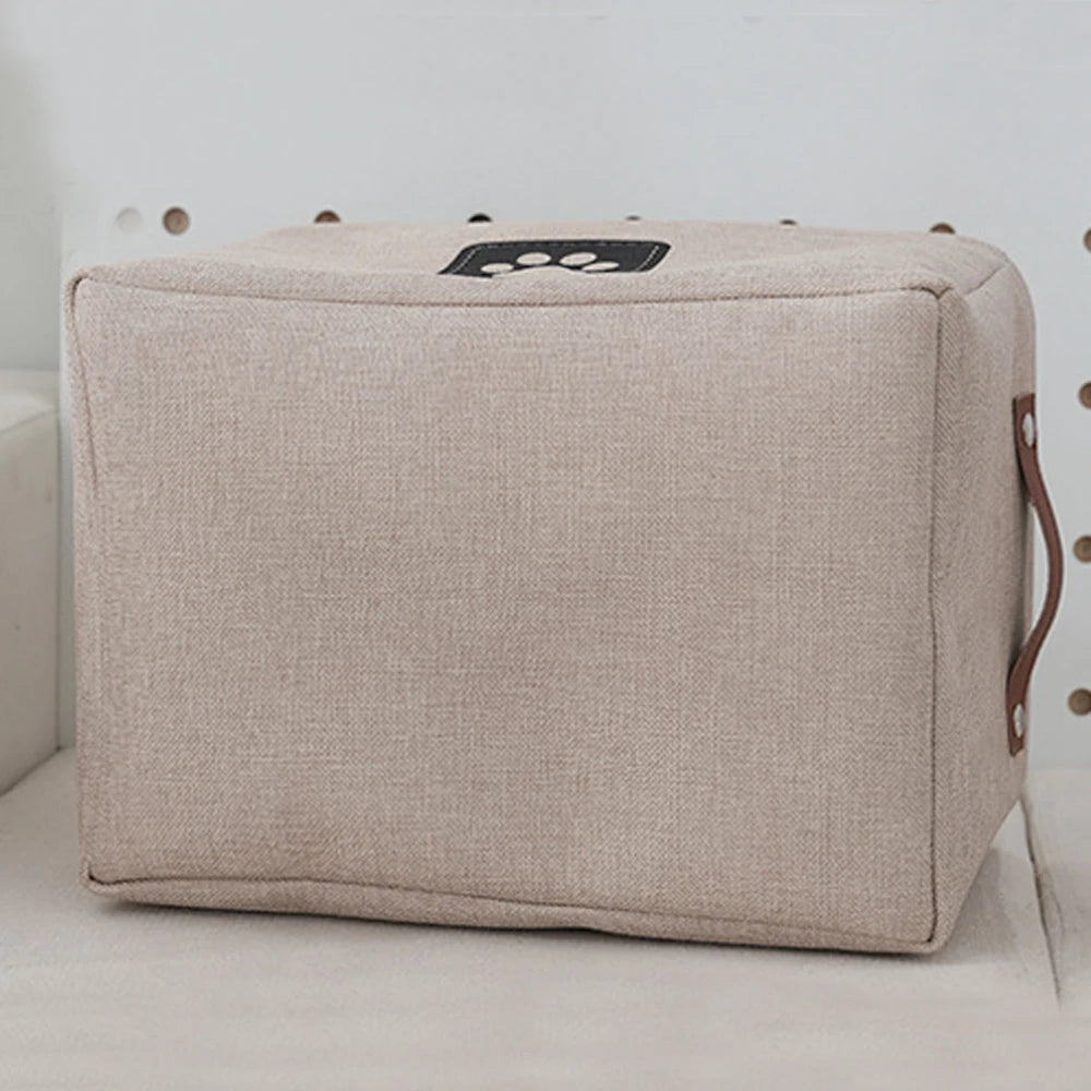 Pet Name DIY Toys Clothes Basket Custom Cat Dog Storage Box Personalised Accessories Organize Bin