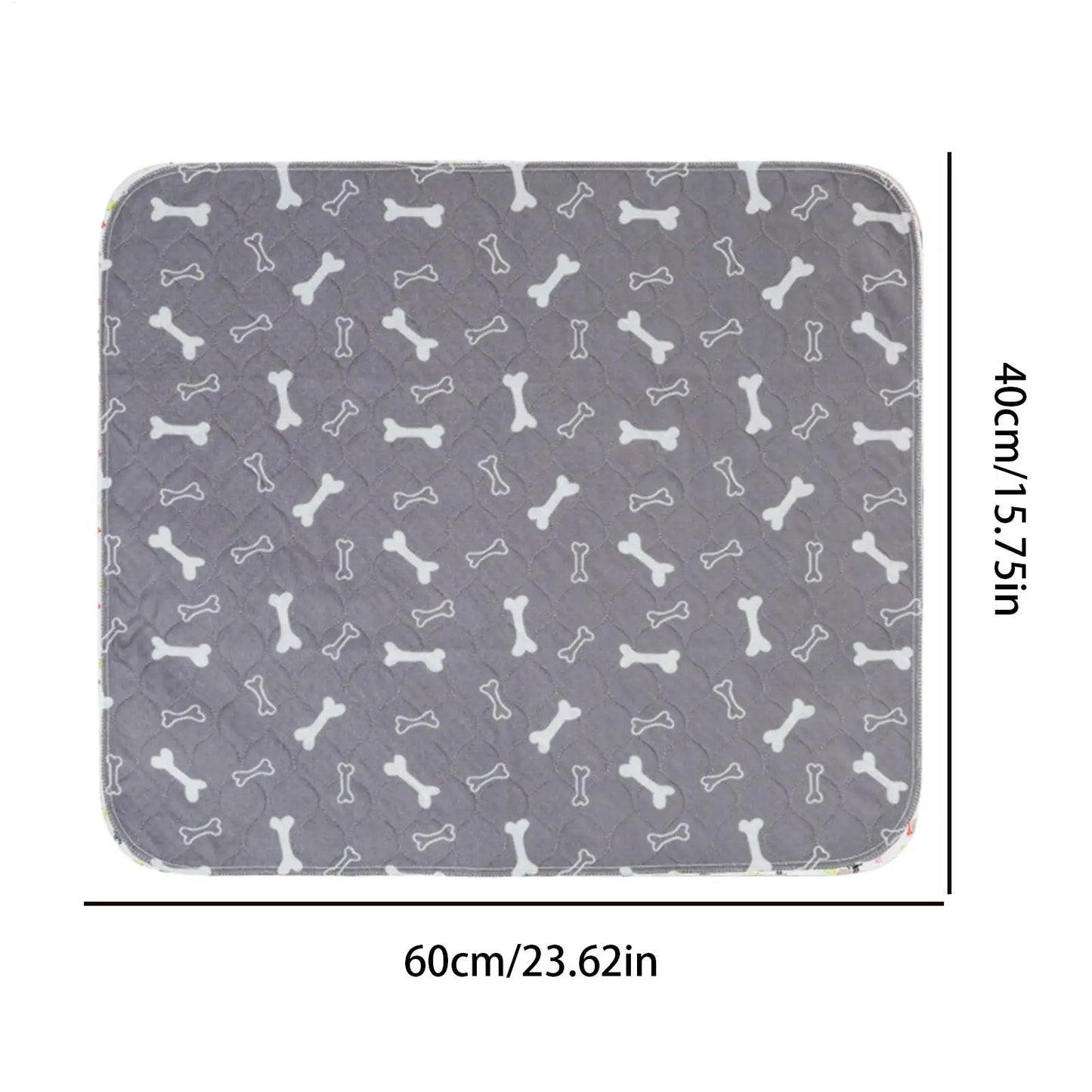 Dog Pee Pads Fast Absorbent Pet Training Mat Reusable Washable Absorbent Pee Pads For Home Potty Playpen Crate Litter pad