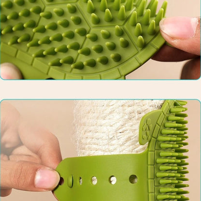 Cat Grooming Brush Self Cleaning Silicone Massage Comb for Kittens Cat Toy Accessories Wall Corner Scratcher Pet Cat Brush Comb
