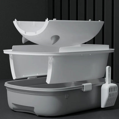 Extra Large Odor-proof Cat Litter Box Fully Enclosed Cat Toilet Foldable Storage Drawer-style Cat Litter Box Pet Supplies