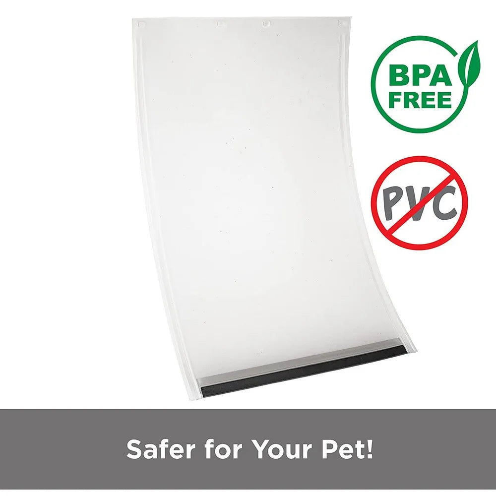 Dog Pet Door Replacement Flap Compatible with PetSafe M For PAC11-11038 L for 11039 Most Energy Efficient Less Shrinkage BPA F