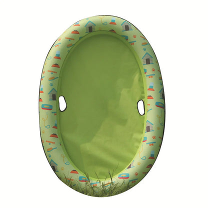 Inflatable Floating Pet Floating Ultra-Comfort Cooling Pool Inflatable Floating Bed for Pet