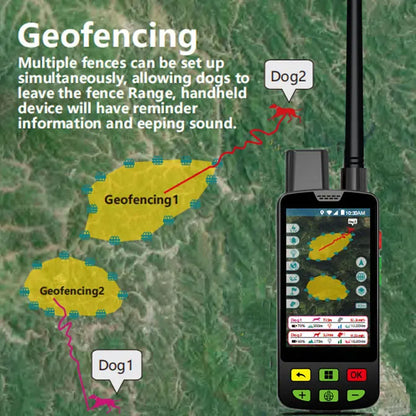 Eseek Enterprise GPS Dog Collar Fence System: 7-Zone Concurrent Management + Violation Analytics - Distributor Training Included