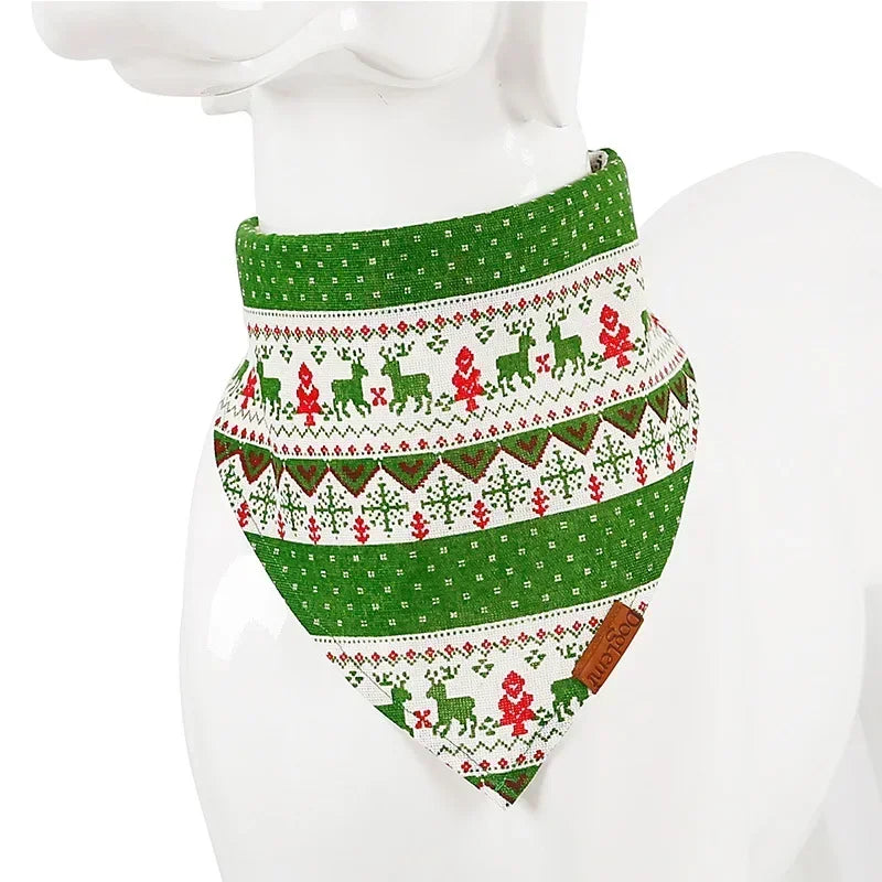 Dog Bandana Collar Scarf for Puppy & Cat Small Medium Large Dogs Adjustable Collars Pet Handkerchief Bibs Dress-up Accessories